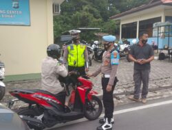 Propam  Bersama Sat Lantas Polres Bangka Lakukan kegiatan Gaktiblin