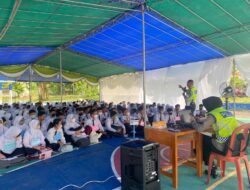 Satlantas Polres Bangka melaksanakan Kegiatan Police Goes To School