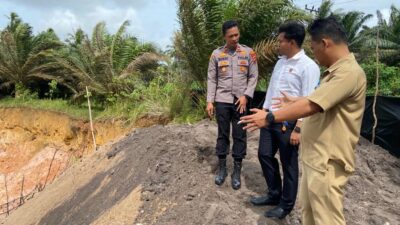 Kapolsek Pemali Mendatangi Tambang di Pinggir Jalan