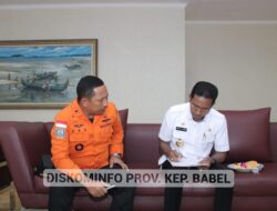 Basarnas Kep. Babel Diskusikan Pembangunan _Tower Repling_ dan Pelatihan Potensi SAR ke Pj. Gubernur Suganda