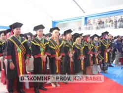 Pj Gubernur Ajak Wisudawan Unmuh Babel Jaga Integritas dan Membangun Daerah