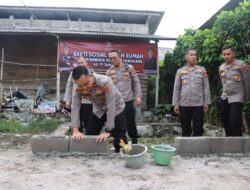 Polres Bangka Melakukan Bedah Rumah Bagi Warga Kurang Mampu