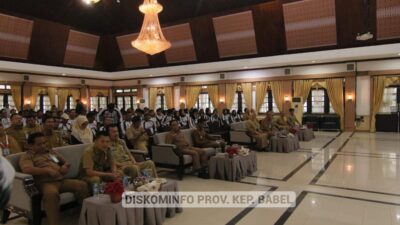 Pemprov. Kep. Babel Lepas 88 Atlet PORNAS XVI KORPRI ke Semarang