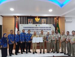 BPN Kepulauan Bangka Belitung Resmi Hibahkan Sebidang Tanah Untuk Pembangunan Masjid Agung Kubah Timah