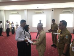 Sebanyak 129 PPPK Tenaga Kesehatan dan Tenaga Guru Resmi Dilantik