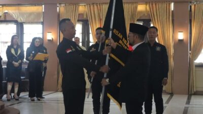 Pj Gubernur Suganda Hadiri Pelantikan Pengurus DPD BARETTA Kep Babel Periode 2023-2028 