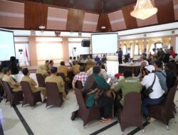 Diseminasi Informasi, Pj Gubernur Suganda Audiensi Dengan Pimpinan Media dan Wartawan