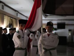 30 Paskibraka Provinsi Kepulauan Babel Dikukuhkan, Pj Gubernur Suganda: Tetap Jaga Kesehatan dan Semangat