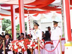 Peringatan HUT RI Ke-78 Di Kota Beribu Senyuman, Wako Molen : Ayo Kita Bangun Bangsa Ini Dari Pangkalpinang