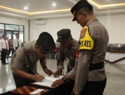 Kapolres Bangka Lantik Dua Perwira