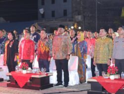 Semarak Malam Resepsi Hari Jadi ke-23 Kep. Babel di Toboali 