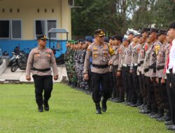 Polres Bangka laksanakan Apel Gelar Pasukan “Lilin-2023”