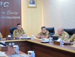 Pemerintah Kota Pangkalpinang Menggelar Rapat Evaluasi Kinerja Pj Wali Kota Pangkalpinang