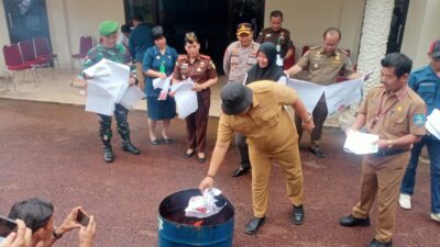 KPU Bangka Musnahkan Surat Suara 