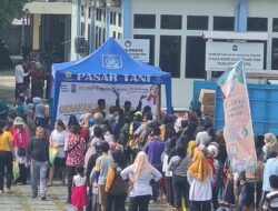 Kurang dari Dua Jam, 2 Ton Beras Laku Terjual Saat Operasi Pasar di Kelurahan Temberan