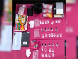 Satpam THM Di Jalan Koba Diciduk Polda Babel Usai Miliki 32 Paket Kecil Sabu