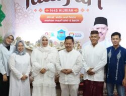 Lusje Anneke Tabalujan Beserta Suami Gelar Open House di Rumah Dinas Wali Kota Pangkalpinang