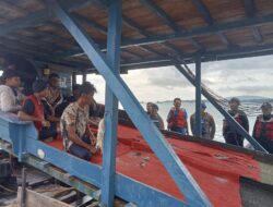 Tim gabungan Sat Polairud Polres Bangka, Dit Polairud Polda Bangka Belitung dan PT .Timah Lakukan Penertiban, Pendataan dan Himbauan Kepada Penambang TI illegal