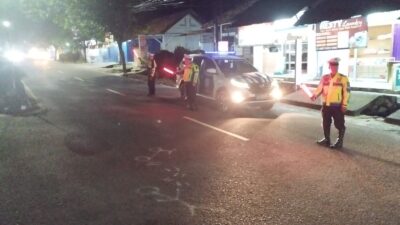 Ciptakan Situasi Kamseltibcar, Sat Lantas Polres Bangka Lakukan Patroli Blue Light