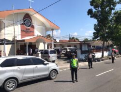 Polres Bangka dan Polsek Jajaran Berikan Pengamanan Kepada Masyarakat Yang Beribadah Perayaan Kenaikan Isa Almasi