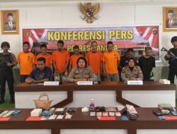 Operasi Antik Menumbing 2024 Polres Bangka Berhasil Ungkap 5 Kasus dan 8 Pelaku serta 107.55 gr Narkoba Jenis Shabu