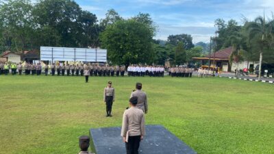 48 Siswa SPN Polda Kepulauan Bangka Belitung Latja di Polres Bangka