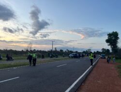 Polres Bangka Serta Polsek Merawang Lakukan Penertiban Balapan Liar