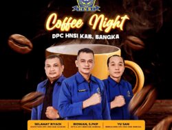 DPC HNSI Bangka Gelar Coffe Night