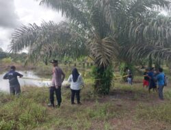Polsek Pemali dan Polsek Merawang Evakuasi Penemuan Mayat