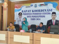 Yuniar Putia Rahma Membuka Acara Rapat Koordinasi Percepatan Penurunan Stunting