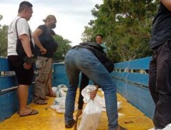 Polres Bangka Barat Gagalkan Penyeludupan Balok Timah