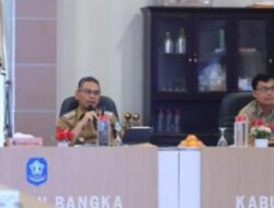 Pj. Bupati Bangka Isnaini S.Tr. S.H. MM Evaluasi Kinerja dan Keuangan Perangkat Daerah