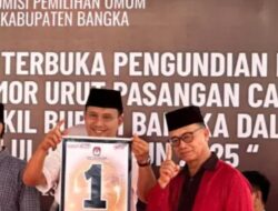 Feri Insani Dan Syahbudin Mendapatkan Nomor Urut Satu Dalam Pilkada Ulang Tahun 2025