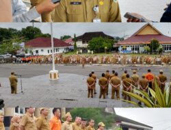 Sekda Mie Go Pimpin Apel Gabungan Dan Purna Tugas ASN