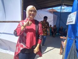 Cece Dessy Tunaikan Hak Suara, Ungkap Rasa Terima Kasih untuk Perjuangan Partai dan Relawan