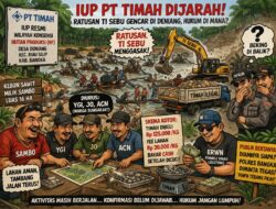 Ratusan TI Sebu Kuasai IUP PT Timah di Deniang