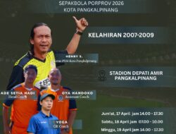 Asosiasi Kota (Askot) PSSI Pangkalpinang Resmi Buka Seleksi Terbuka Pemain Sepak Bola