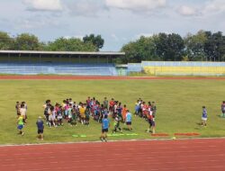 Pemain Muda Bertalenta Ikut Seleksi Terbuka Tim Sepak Bola Kota Pangkalpinang