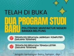 Polman BABEL Resmi Buka Dua Program Studi Baru Jenjang Sarjana Terapan