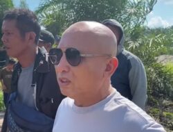 Ketua DPRD Babel Didit Srigusjaya Tinjau Jalan Tani Ambruk di Desa Nibung