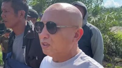 Ketua DPRD Babel Didit Srigusjaya Tinjau Jalan Tani Ambruk di Desa Nibung