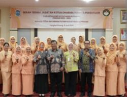 DWP Kota Pangkalpinang Menggelar Sertijab Ketua DWP kepada Ketua PAW