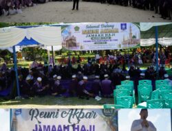 REUNI AKBAR JAMAAH HAJI KLOTER 5 PALEMBANG TAHUN 2024 PERKUAT SILATURAHIM DI PANTAI MATRAS