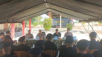Perkuat Sinergitas, Kapolres Bangka Kunjungi Mako Brimob Kompi I Batalyon A Pelopor Polda Kep. Babel