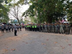 Polres Bangka Berikan Pengamanan Pawai HUT ke-81 RI