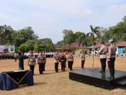 5 Pejabat Polres Bangka Berganti, Kapolres Tekankan Integritas dan Pelayanan