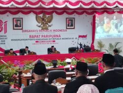 DPRD Bangka Gelar Paripurna Dengarkan Pidato Kenegaraan HUT ke-81 RI