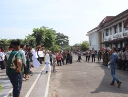 Polres Bangka Turunkan Personel Amankan Aksi Damai di Kantor Bupati