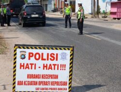 Satlantas Polres Bangka Tindak 19 Pelanggar Lalu Lintas, Empat Sepeda Motor Diamankan
