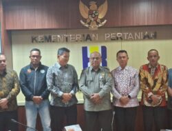 Bupati Bangka Fery Insani Melaksanakan Audiensi ke Kementerian Pertanian.